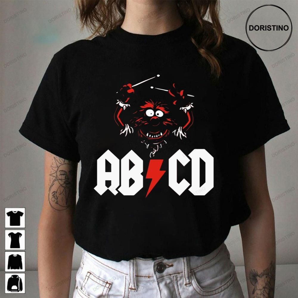 Animal Muppet Drummer Acdc Graphic Awesome Shirts